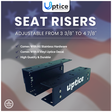 Load image into Gallery viewer, SEAT RISERS - DRIVERS SEAT - ADJUSTABLE FROM 3 3/8" TO 4 7/8" | UNIVERSAL ROUND POST