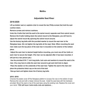 Load image into Gallery viewer, SEAT RISERS - DRIVERS SEAT - ADJUSTABLE FROM 3 3/8" TO 4 7/8" | MALIBU 2010-2020