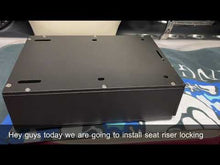 Load and play video in Gallery viewer, SEAT RISERS 4" - DRIVERS SEAT W/ LOCKBOX | 2010-2020 MALIBU