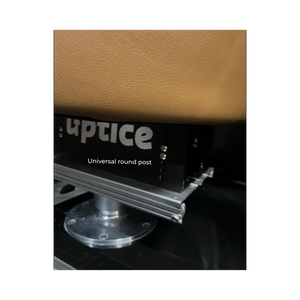 SEAT RISERS - DRIVERS SEAT - ADJUSTABLE FROM 3 3/8" TO 4 7/8"  |  UNIVERSAL ROUND POST