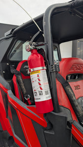 Fire Extinguisher Whip Flag Mount Combo | Side-by-Side